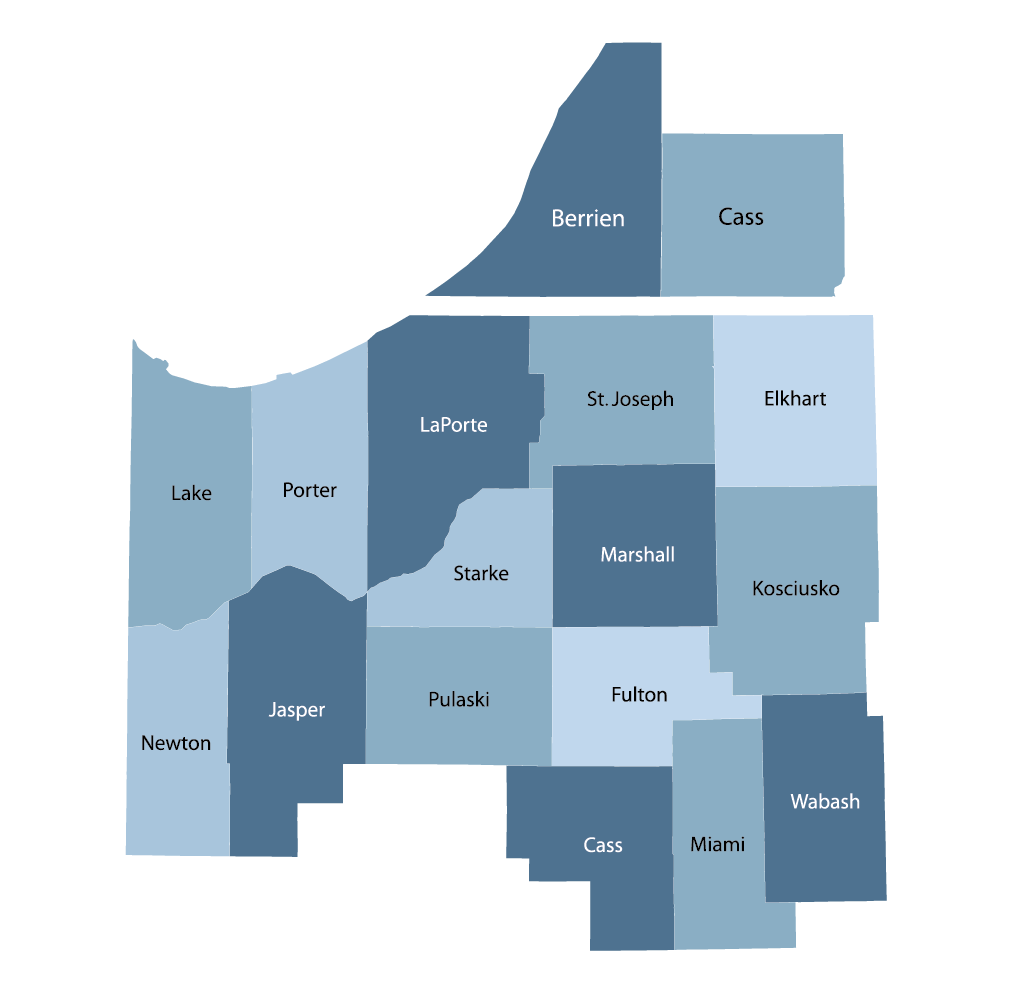 Indiana-Michigan-county-map-akron-concrete-products